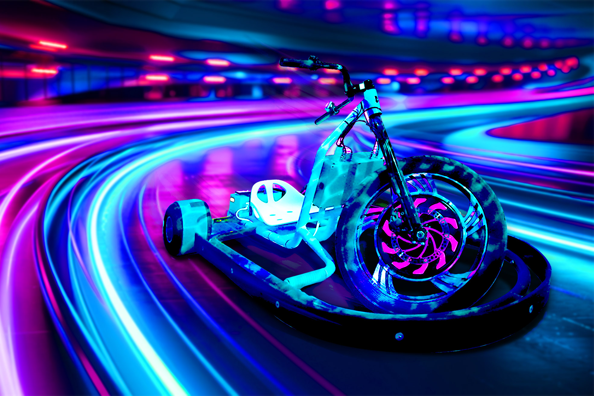 DarkDrift : Drift Trike experience – Indoor Fun at Multiwex